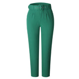 Women's Spring And Summer High-Waisted Leisure Trousers Slim Slimming Suit Trousers Ladies Trousers Autumn Professional