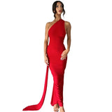 Toloer Women's Wear 2024 Summer New Sexy Back Pleated Slim Sleeveless Temperament Dress Women's Dress Dress-Outfit