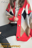 Women Knitted Cardigan Sweaters Casual Loose Button Cardigan Sweaters Coat Warm Clothes Women Autumn Winter