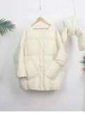 2022 Winter White Duck Down Parkas Women Oversized Long Warm Snow Female Large Size Down Jacket Korea Long Sleeve