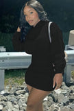 Casual Long Sleeve Hoody Mini