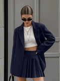 Fashion Casual Suit 100 Folded Skirt Dress Suit Women's