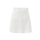 Korean Fashion Lantern Sleeve Shirt Kpop Fairycore Bandage Blouses White Chic Designer Clothes Japanese Streetwear