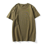 Summer New Men Solid T-Shirt Tops Fashion Brand Men O-Neck Short Sleeve Tee Shirt Slim Base Casual T Shirts