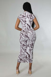 Fashion Print Short Sleeve