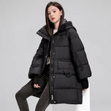2024 Winter Clothing New Cotton Clothing In The Long Korean Version Of The Thick Trend Fashion Show Thin Cotton-Padded Jacket Coat Female-Outfit
