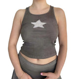 Fairy Grunge Tank Tops Summer Women Graphic T Shirts Sleeveless Harajuku Tee 2000s Aesthetic Clothes E Girl Vest
