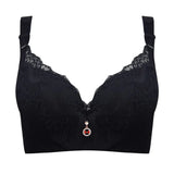 Push Up Bra Women's Lace Underwire Bras Adjusted-strap Plus Size Brasserie with Padded 34 to