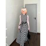 Elegance Wears A Traceal Tice-Grow Dress Women's New Summer Design Commuting Long