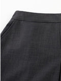 Fashion Women's Pants Loose Hight Waist Straight Solid Color Wid-leg Floor-length Cotton Trousers Summer 2023 New