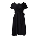 Women's Sexy Deep V-Neck Sexy A-Word African Dress Evening