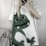 Black Japan T Shirt Loose Summer Oversize T Shirt Women Harajuku Punk Short Sleeves T-shirts Tops Tee Hip Hop T-Shirt for
