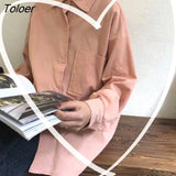 Women Spring Long Sleeve Plaid Loose 2XL Students All-match Street Wear Korean Style Leisure Blouses Womens Tops Chic