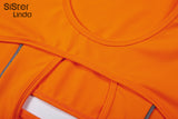 Sisterlinda Reflective Stripes Buckle Strap Sexy Crop Top Women Shorts Tracksuit Set Women Summer Fashion Club Streetwear