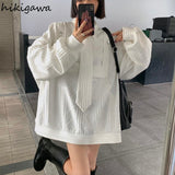 Ropa Mujer Streetwear Fashion Sweatshirts Women Patcheork Casual Oversized Tops Y2k Clothes Korean Harajuku Hoodies