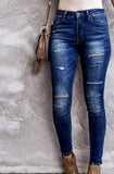 Blue Ripped Fitting