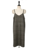 XL Spring robe femme Casual Boho OL Casual Sleeveless Plaid Women Dresses Female Dress V neck grid braces Robe Femme