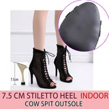 Fashion Salsa Jazz Tango Outdoor Indoor Social Latin Dance Shoes for Dancing Women Teachers High Heels Ballroom