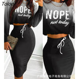 Women's printed skirt and long skirt set summer short skirt long sleeve women's top printed casual set sweet and elegant