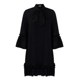 Women's Clothing 2025 Summer Fashion Temperament Loosely Tied With Solid Wood Ear African