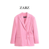 Homemade New Women's Clothing With Easy-Rette Clip Long Sleeve Suit Coat