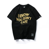 New Fashion Men T-Shirt Summer Letter Printing Men's T Shirt Hip Hop Street Clothing Men Tee Shirt