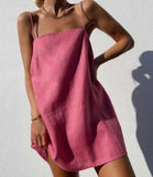 Spaghetti Strap Dresses Women Summer Dress Sexy Sundress Mini Dress