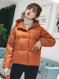 Hooded Fluffy Parkas Jackets Korean Baggy Thicken Snow Wear Parcas Chaquetas Warm Cotton Padded Windproof Parkalar