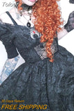 Black Chic Bow Decoration Women Spaghetti Belt Dress 2023 Summer Elegant Off Shoulder lolita Dress E-girl Gothic eam