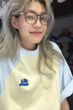 Tshirts for Women Oversized Tops 2023 Ropa Mujer Short Sleeve Casual Fashion Tees Y2k T Shirt Korean Summer