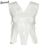 2021 Summer New Women Hollow Out Sexy Sleeveless Y2K Tank Top Solid Stretchy Skinny Party Clubwear Fashionable