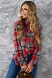 Button Front Curved Hem