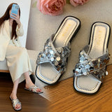 Cold Slippers Women 2025 New Summer Wearing Fairy Style High-End Fashion 100 With Skirt Flat Bottom