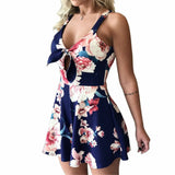 New Sexy Suspension Chest Bow With Printed Loose-Joined
