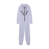 2025Ebay Hot Explosive Sports Casual Women's Hooded Jumpsuit