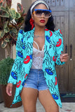 Print Turndown Collar Africa