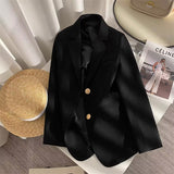 Toloer Color Suit Jacket Female 2024 Spring New Spring And Autumn Design Sense Fried Street Clothes Popular Suit Women-Outfit