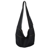 Large Washed Denim Crossbody Bag-Outfit