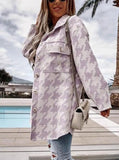 Print Long Blouse with