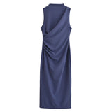 Midi Dress 2025 Spring/Summer Banquet Sleeveless Dresses In The Long