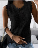 Explosion Women's 2025 Summer New T-Shirt Back Jacket Lace