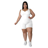 And American Plus Size Ribbed Sleeveless