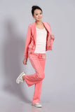 / Fall 2021 Women'S Brand Velvet Fabric Tracksuits Velour Suit Women Track Suit Hoodies And Pants Size S -