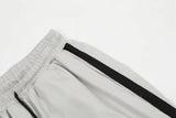 Piping Side Stripe Baggy Sweatpants-Outfit