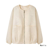 European Bright Diamond Jacket Short 2025 Spring New Fashion Temperament Casual Baseball Uniform Jacket