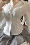 Blouse for Women Tunic Long Sleeve Shirts Y2k Clothes Korean Fashion Temperament Blouses Tops 2023 Blusas Mujer De