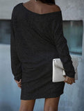 Formal Sequin Puff Sleeve Mini