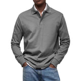 New Men's Casual Long-Sleeved Button-Down