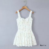 Spring Women's New Ougen Yarn Sue Bow Trim Corset