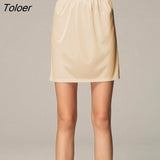 Slips Women'S Intimates Casual Mini Skirts Underskirt Skirts Ladies Basic Half Petticoat Intimates